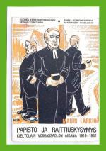 Papisto ja raittiuskysymys kieltolain voimassaolon aikana v. 1919-1932