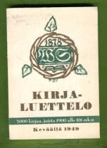 Werner Söderström osakeyhtiön kirjaluettelo huhtikuussa 1949