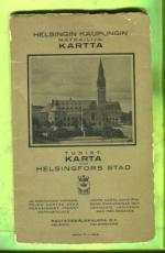Helsingin kaupungin matkailijakartta / Turistkarta över Helsingfors stad