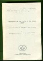 Materials for the Study of the Indus Script I - A Concordance to the Indus Inscriptions