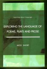 Exploring the Language of Poems, Plays and Prose