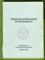 Saksalais-suomalainen sotilassanasto