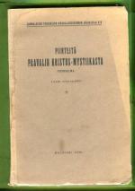 Piirteitä Paavalin Kristus-Mystiikasta - Tutkielma
