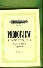 Romeo und Julia, Suite Nr. 2, Opus 64b, für grosses Orchester