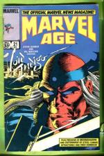 Marvel Age Vol 1 #21 Dec 84
