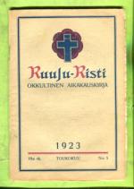 Ruusu-Risti - Okkultinen aikakauskirja 5/1923