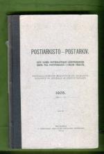 Postiarkisto / Postarkiv N:o 1-12 1905