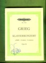 Konzert a-moll für Klavier und Orchester, Opus 16