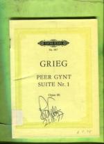 Erste Orchestersuite aus der Musik zu ''Peer Gynt'', Opus 46