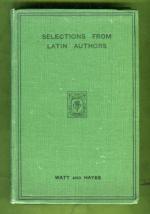 Matriculation Selections from Latin Authors