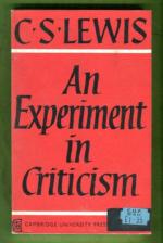 An Experiment in Criticism