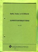 Ajanvieteautomaattiopas N:o 301 - Apollo, Fischer ja U.S.Billiards