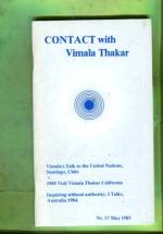 Contact with Vimala Thakar Nr. 17 May 1985
