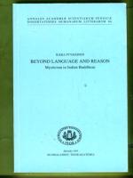 Beyond Language and Reason - Mysticism in Indian Buddhism