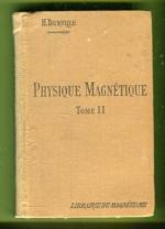 Traité Expérimental de Magnétisme Tome II
