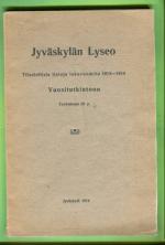 Jyväskylän lyseo - Tilastollisia tietoja lukuvuodelta 1913-1914
