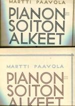 Pianonsoiton alkeet 1-2