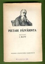 Pietari Päivärinta - Kirjallisuushistoriallinen tutkimus
