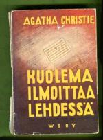 Kuolema ilmoittaa lehdessä - Jännitysromaani