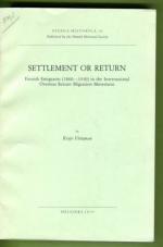 Settlement or Return