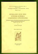 Ryssland och den Svensk-Norska unionens upplösning