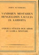 Vanhojen mestarien hengellisiä lauluja ja aarioita