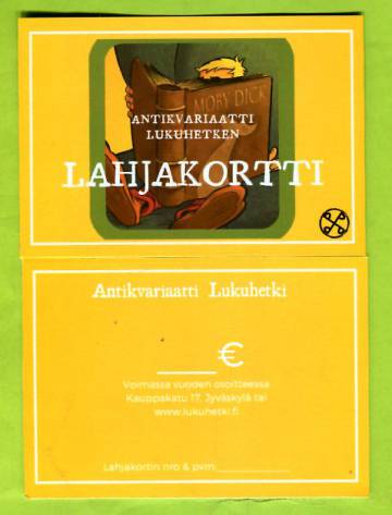 LUKUHETKEN LAHJAKORTTI