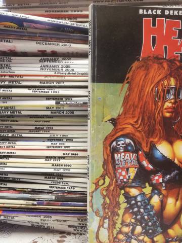 HEAVY METAL -SARJAKUVAA MYYNTIIN