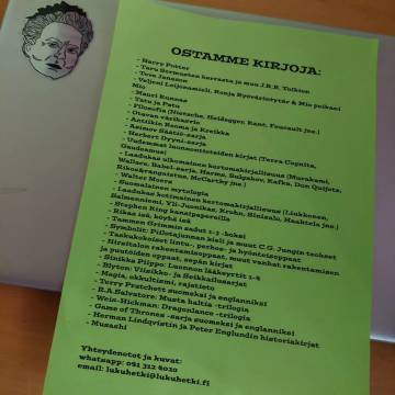 OSTAMME KIRJOJA