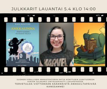 KATJA KONTTURIN KIRJAJULKKARIT LUKUHETKESSÄ LA 5.4