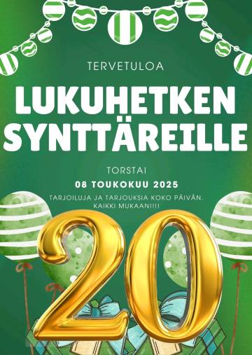 ANTIKVARIAATTI LUKUHETKI 20-VUOTTA!!