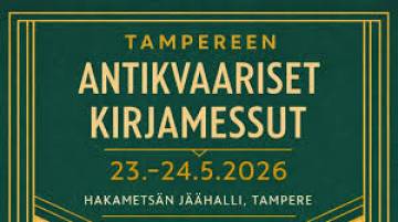 LUKUHETKI TAMPEREEN ANTIKVAARISILLA KIRJAMESSUILLA